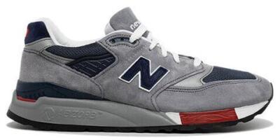 New Balance 998 Made in USA Grey Navy Red for Sale | Authenticity