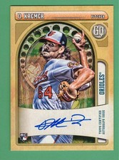 2021 TOPPS GYPSY QUEEN DEAN KREMER AUTO ROOKIE RC ORIOLES