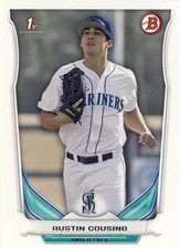 (50) 2014 Bowman Draft Picks AUSTIN COUSINO Rookie Card LOT #DP82 Mariners