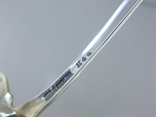 Sterling Silver GORHAM Bon Bon Serving Spoon ART NOUVEAU Floral ~no mono - Picture 6 of 6