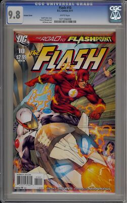 THE FLASH #10 - CGC 9.8 - ED BENES VARIANT - THE ROAD TO FLASHPOINT