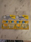 (4) Refills Febreze Plug In Fresh Lemon Kitchen 2x Odor-Eliminating Air  🍋