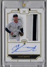 2024 Topps Definitive Collection - Rookie Patch Autographs Colt Keith /50