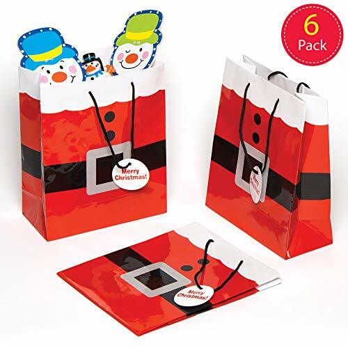 Baker Ross AC167 Костюм Санта Клауса Среднего размера набор из 6 сумок для рождественских вечеринок 6390₽