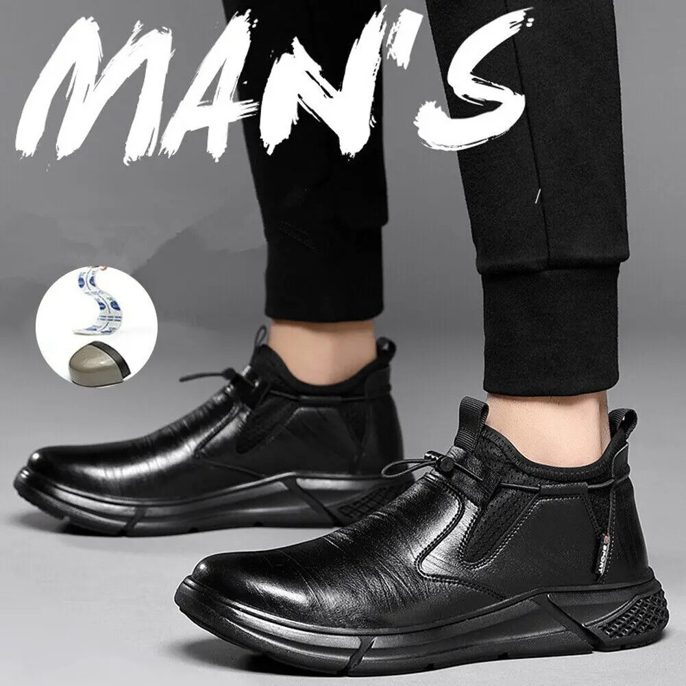 Chaussures de sécurité design en cuir suédé et coque acier robuste - 3
