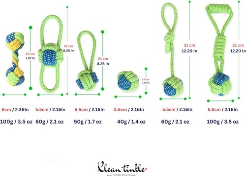 Dog Toys for Aggressive Chewers Puppy Chew Teething Rope Treats Tug Toy Packs - Picture 78 of 107