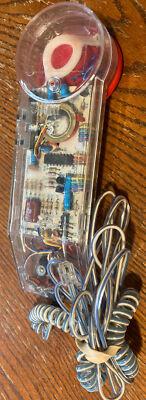 Tozai Clear Telephone Phone see thru through Vintage Retro Antique Corded USED
