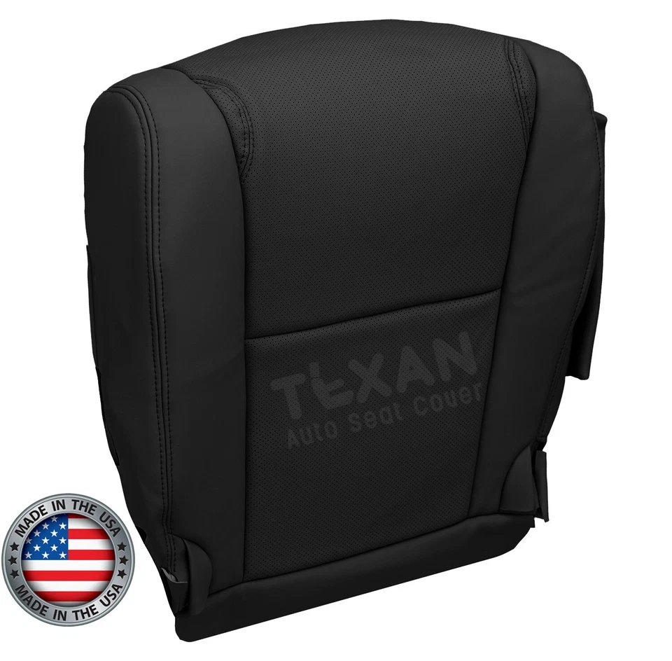 司机底部穿孔皮革座椅套黑色适用于 06,07 雷克萨斯 GS430,GS450H — 第 2/4 张图片