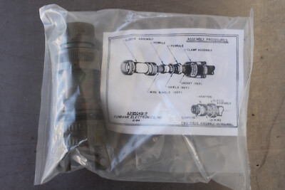 SUNBANK AP85049-P AP85049/25-19PW Circlular MIL Spec Backshell NOS