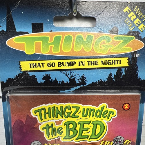 New Vintage Thingz Under The Bed Paperback Mark Daniels 1997 Sealed With Toy - Picture 2 of 13
