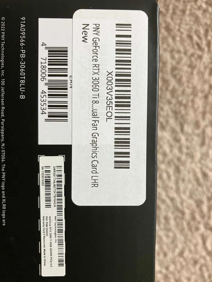 PNY GeForce RTX 3060 Ti  LHR GDDR6 - Image 2 of 4