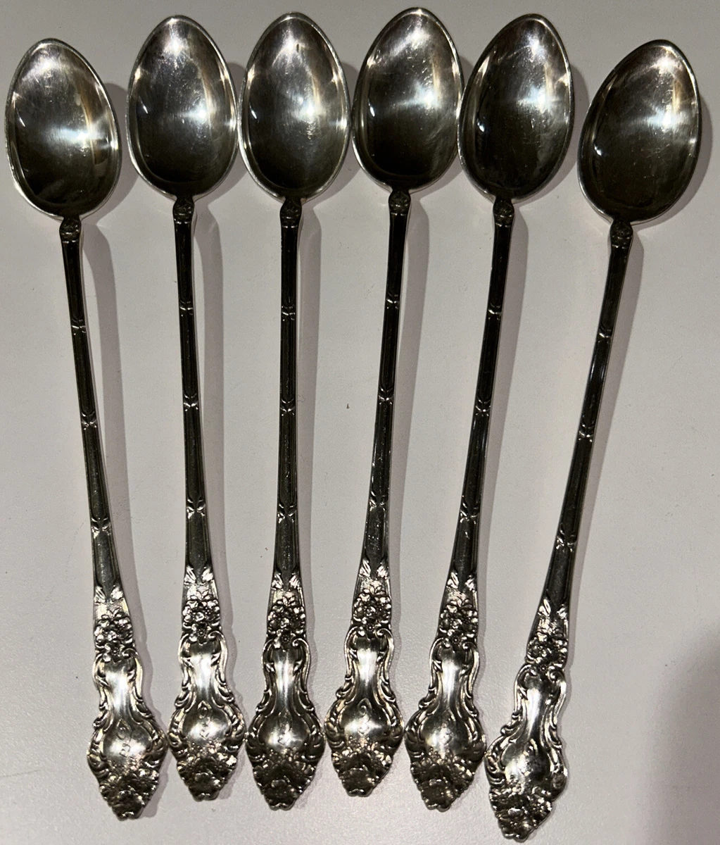 Sterling silver iced tea spoons discount