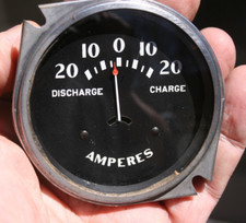33 1933 Buick Stewart Warner Vintage 20-20 Amp Gauge - Curved Glass 33 1933 Buick Stewart Warner Vintage 20-20 Amp Gauge - Curved Glass