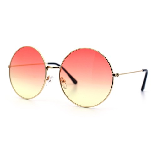 Classic Oversize Joplin Style Hippie Round Circle Lens Sunglasses - 第 52/58 張圖片
