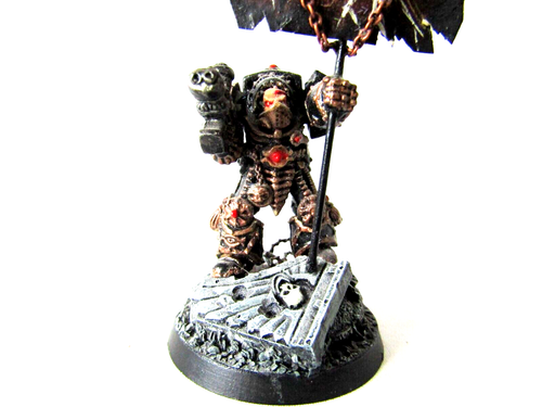 A30 WARHAMMER 40K CHAOS SPACE MARINE ARMY - TERMINATOR CAPTAIN OOP METAL - Picture 2 of 6