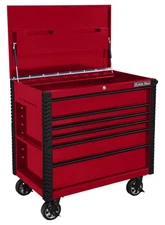 Extreme Tools Deluxe Tool Cart 41In Red