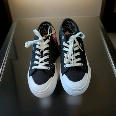 Roxy Women's Cruizer Oxford Platform Sneakers Black/White, Size 7 New