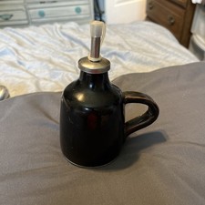Glazed Olive Oil Dispenser With Sturdy Handle...
