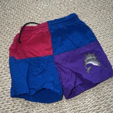 Vintage Toddler Surf Odyssey Swim Trunks Shorts 90 s 2T Skate Color Block Bottom
