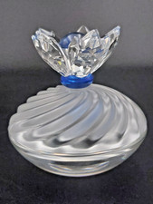 SWAROVSKI CRYSTAL BLUE FLOWER JEWEL BOX (1996 - 2000) - 207886 - senza scatola - come nuovo