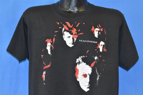 80s MADNESS MAD NOT TOUR I WAS THERE SKA POP BAND NEW WA 1980s vintage concert t-shirt, vintage, single stitch, B+ condition
