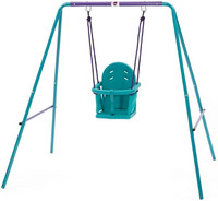 Plum 2 in 1 Growable Garden Swing Set with 2 Interchangeable Swing Seats Incl...