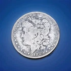 1880 O Morgan Silver Dollar - New Orleans - RAW - Circulated Condition