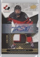 2018 Team Canada Juniors Premium Swatch 138/199 Jillian Saulnier #56 Auto a2w