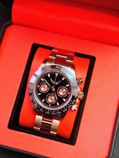 Orologio Mod Personalizzato Cronografo Corsa. Vetro zaffiro. Lunetta ceramica Seiko v63 