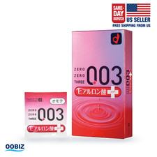 Okamoto 003 Hyaluronic Acid 0.03mm Natural Latex Condoms 10pcs x 1 Box