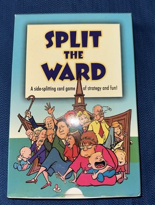 Split the Ward A Side Splitting Card Game of Strategy & Fun LDS Mormon FHE 2005