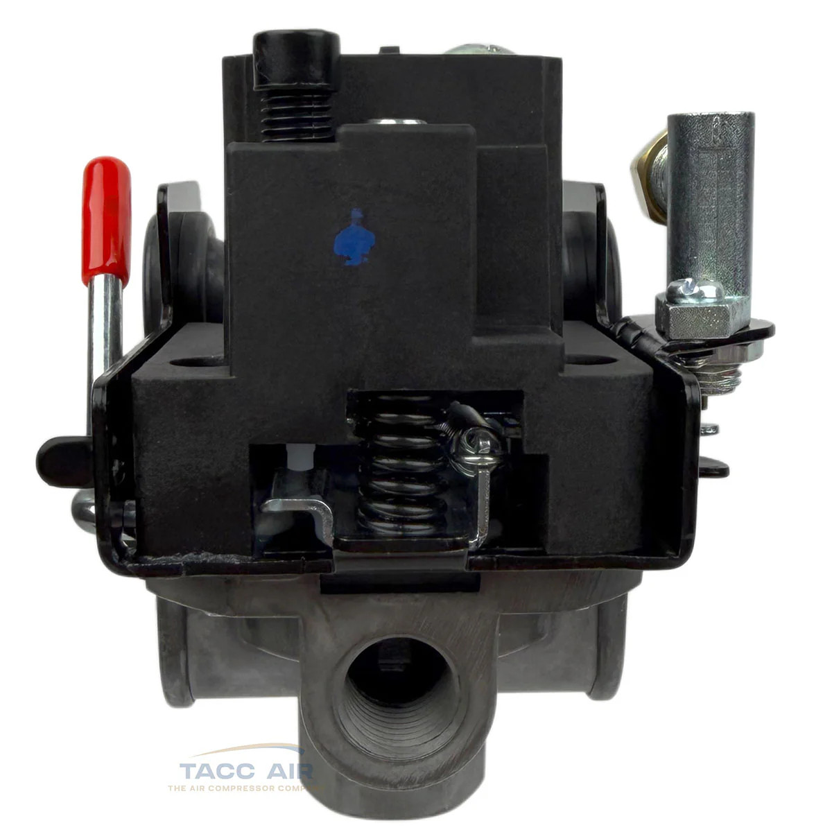 95-125 PSI Air Compressor Pressure Switch Control 4 Port 90 Degree Unloader 1/4"