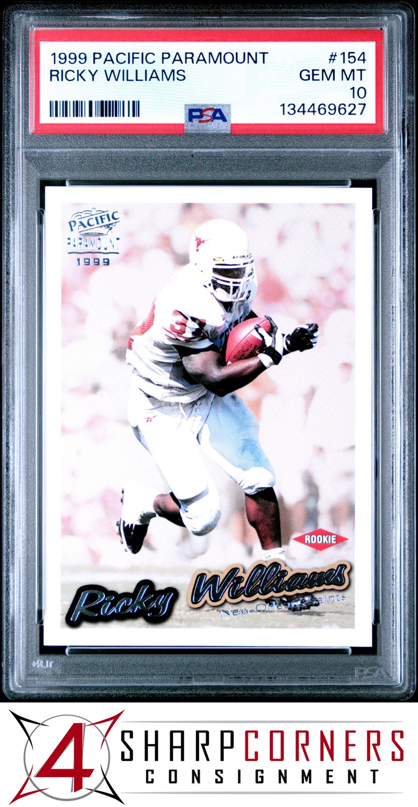 Ricky Williams Pacific Paramount #154 Base