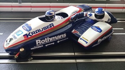 BRM 1/18 Slotcar SIDECAR TTM/BEO-YAMAHA FIM Seitenwagen WORLD CHAMPIONSHIP 1978