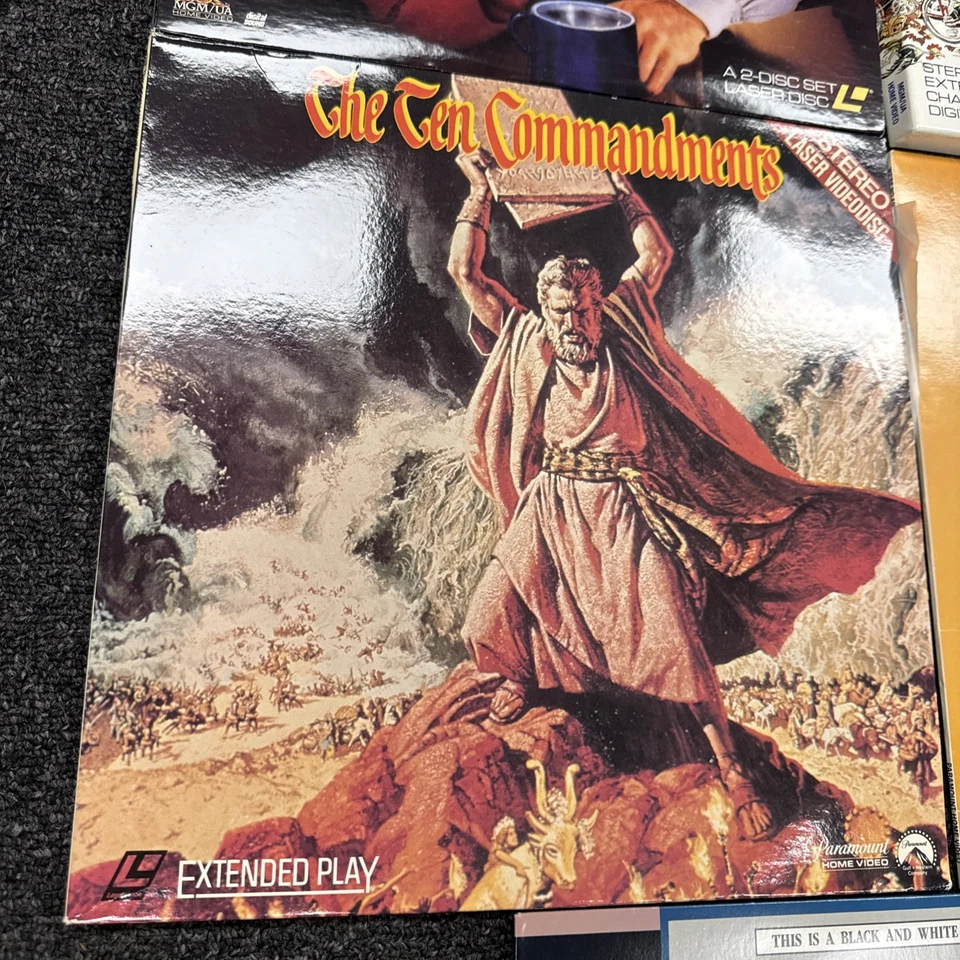 Laser Disc Lot Of 8 Classic Movies, Laserdisc LD - Image 4 of 4