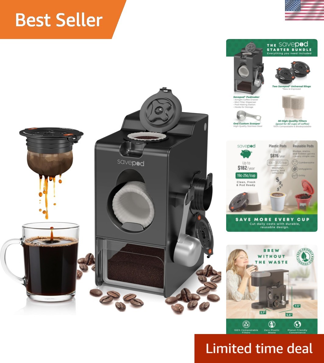 With Reusable Coffee Pods, Compatible With Keurig And K-cup ...