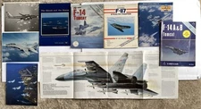 US Navy F-14  F-14A & B Aircraft, Books,  Manuals & Photos Misc 9 each Lot