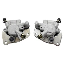 M MATI Front Left Right Brake Calipers  Pads for Suzuki KingQuad 400 450 500 ...