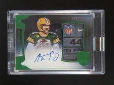 2021 Panini Eminence AARON RODGERS 1/3 Jumbo Patch Auto Green Packers #JPA-AR