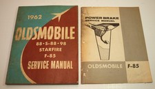1962 Oldsmobile Service Information Manual Shop Repair Oem Brake Supplement