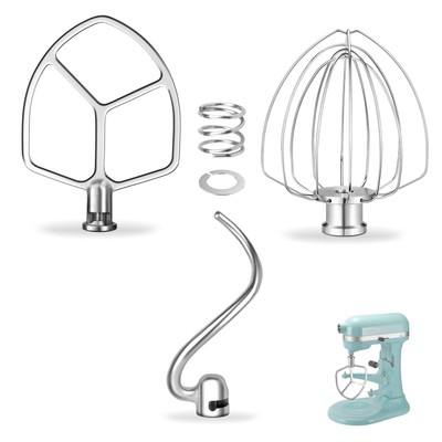 Stainless Steel Accessories Kit for Kitchen Aid 6QT Bowl Lift Stand Mixer Inc...