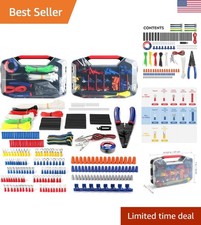 Durable 582PCS Crimping Tool Kit with -Certified Wire Connectors and Strippers