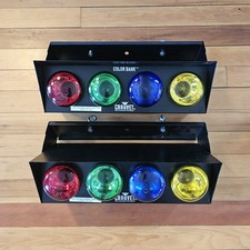 Two Chauvet Color Bank Lights CH-155 No Power Cord User Guide Included