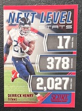 2021 Score Next Level Stats Red #NL17 Derrick Henry Tennessee Titans - NrMt+