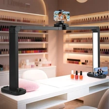 KIRKAS 34inch Large Half Moon Light for Nail Tech, 456 LEDs 3 Color Modes Inf...