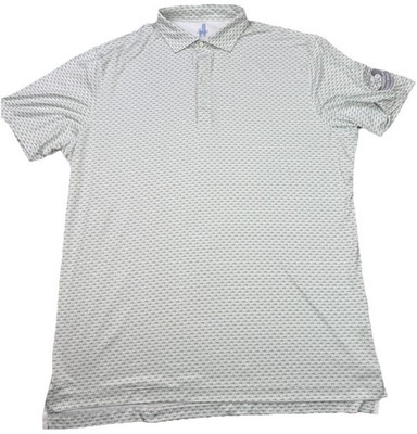Johnie O Featherweight Performance Golf Polo Shirt Mint Julep Men s Large