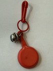 Vintage 80s Plastic Clip On Bell Charm Necklace 5 Charms — photo 8