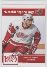 2025-26 Upper Deck Detroit Red Wings Centennial Box Set Jimmy Carson #53 2o7