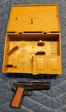 1960's Marx Toys: US Army .45 Pistol With Box - Historic Miniature Gun Good Cond