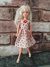 Sindy City Girl Doll Redressed Handmade Dress Hasbro 1987 Pretty Face